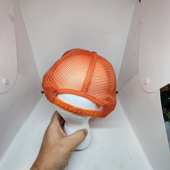 Vintage Kajee FMIC Satellite System New Albany Mississippi Snap Mesh Trucker Hat - Picture 8 of 10